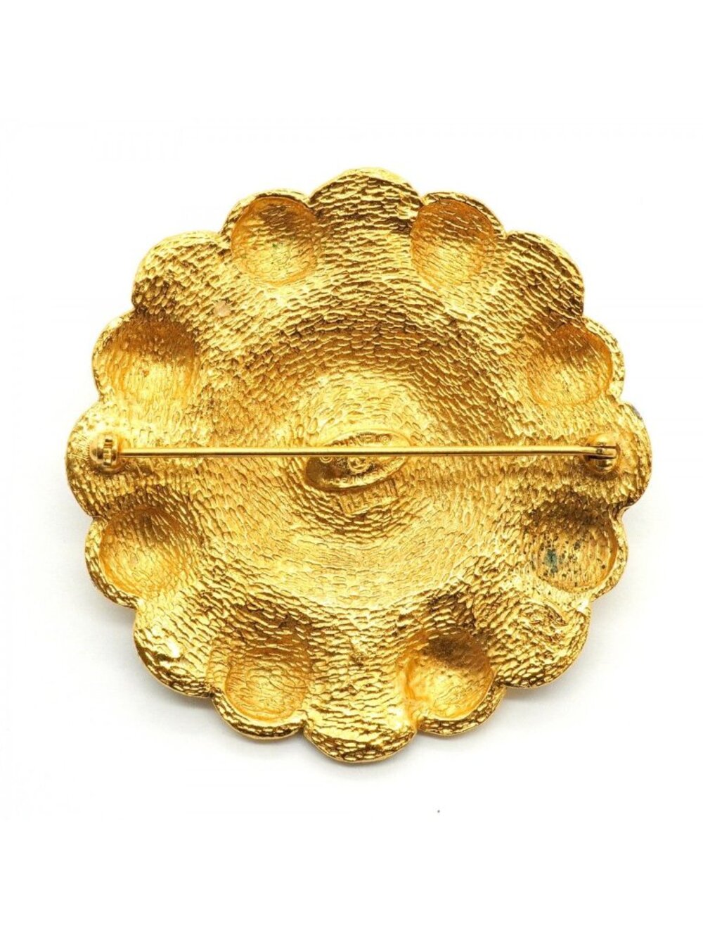 Chanel Brooch Vintage Gold Plated Faux Pearl - Picture 5 of 8